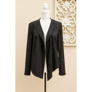 Black Formal S Blazer Sheer Back Evening Wedding Cocktail Mother of the Bride